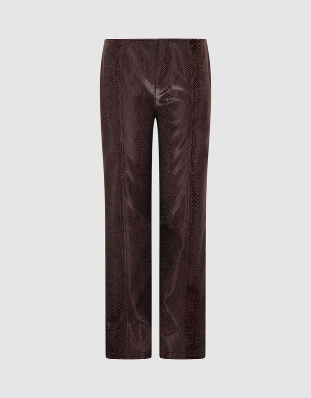 Paris Georgia - Python Leather Trousers