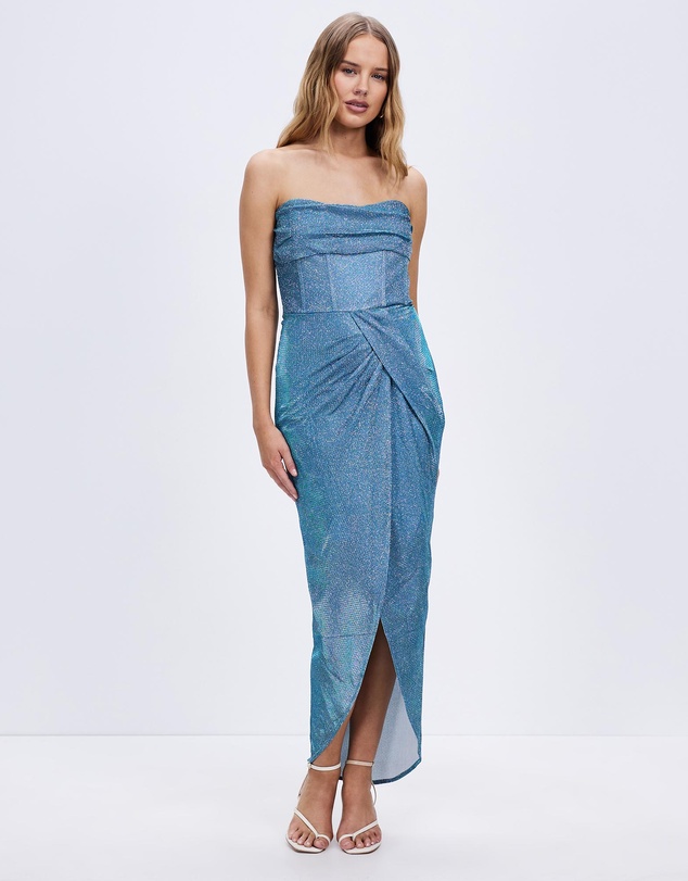 Romance by Honey and Beau - Blake Strapless Midi Dress