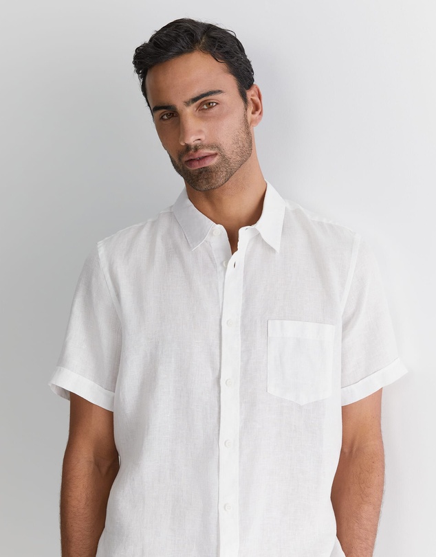 Sportscraft - Short Sleeve Linen Shirt
