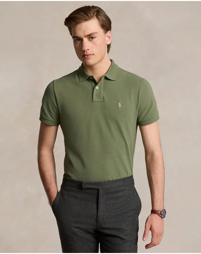 Polo Ralph Lauren - Custom Slim Fit Mesh Polo Shirt - ICONIC EXCLUSIVE