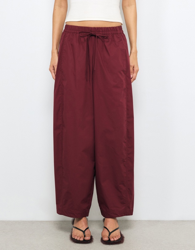 AERE - Organic Cotton Barrel Leg Pants