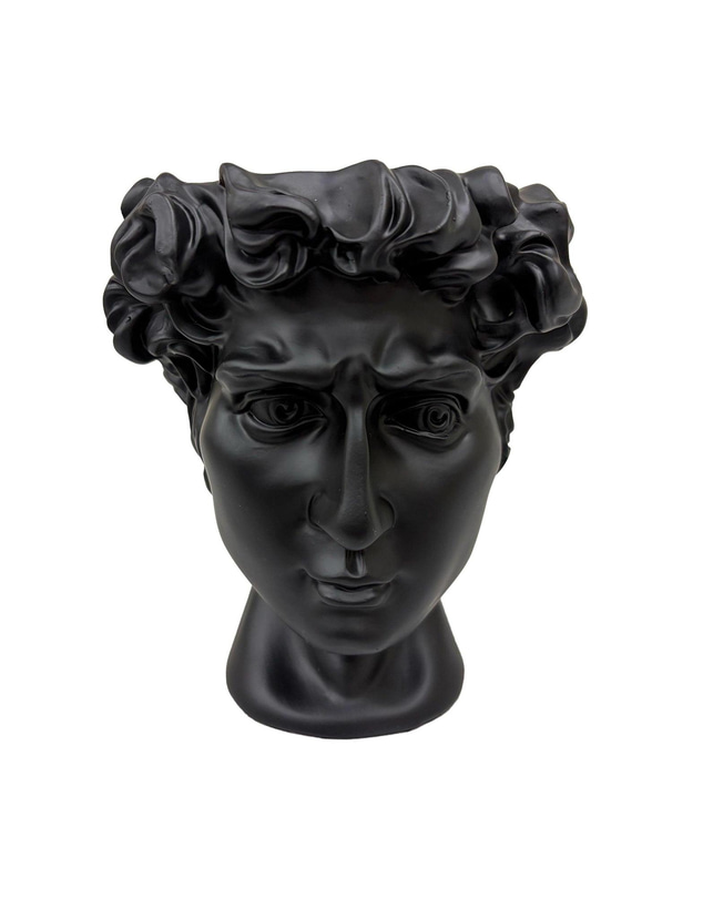 Urban Attitude - Urban Attitude David Head Planter - Matte Black