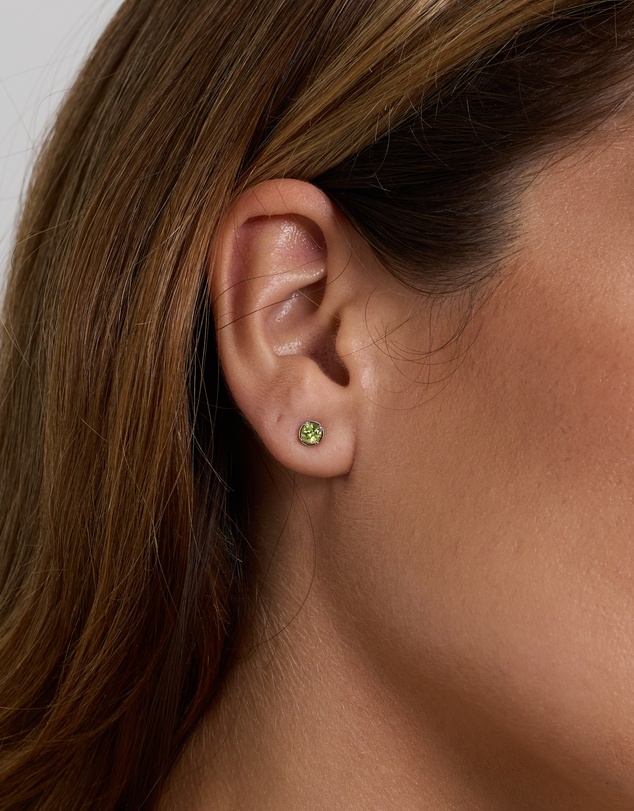 Michael Hill - Round Peridot Stud Earrings in Sterling Silver