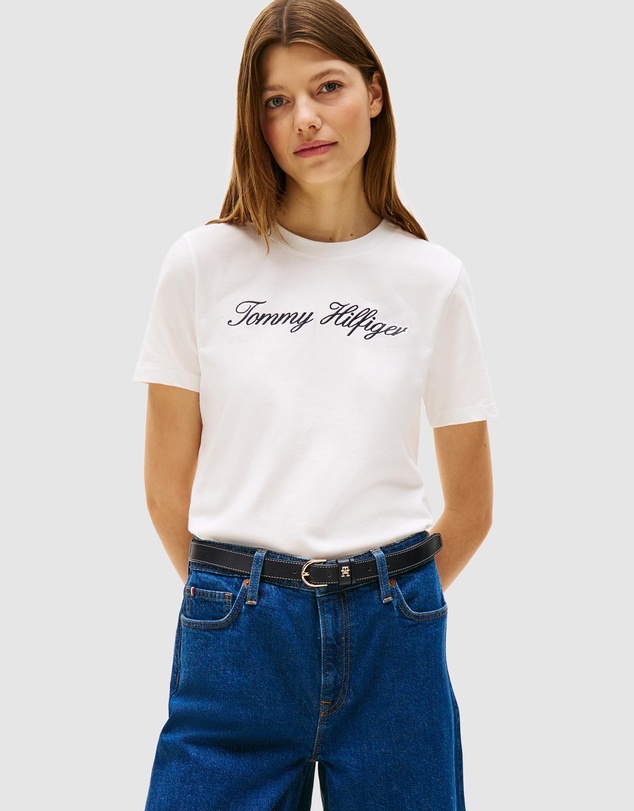 Tommy Hilfiger - Script Regular Crew Neck Short Sleeve Tee