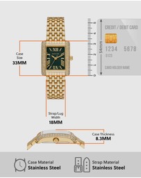 Michael Kors - Emery Gold Tone Analogue Watch