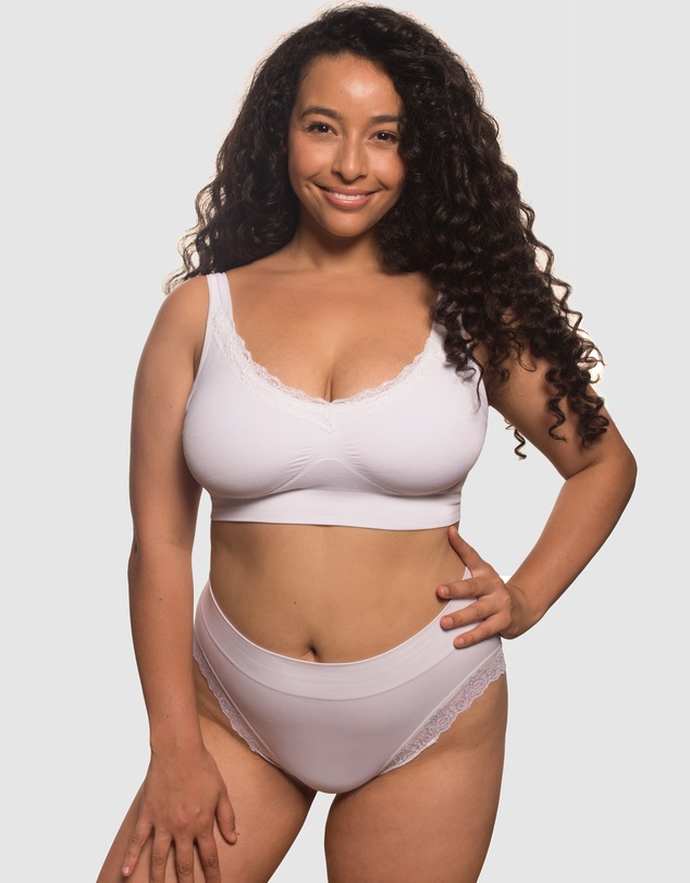 B Free Intimate Apparel - Lace Minimiser Bra (C-D-DD-E-F) Cup