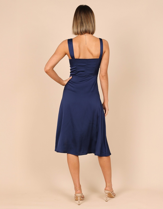 Petal & Pup - Siobhan Midi Dress - Navy