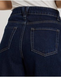 Atmos&Here - Mabel High Rise Wide Leg Jeans