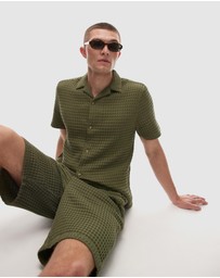 Topman - Textured Grid Check Co-ords