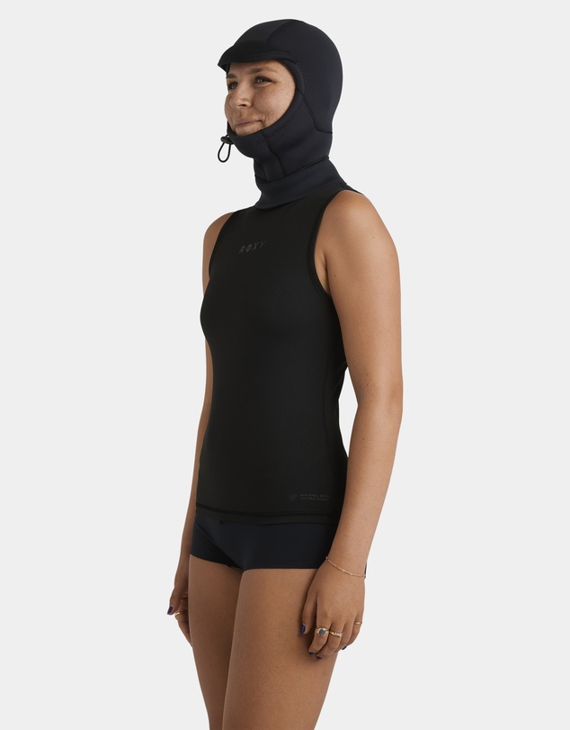 Roxy - Womens 2mm Swell Natural Hooded Vest Wetsuit