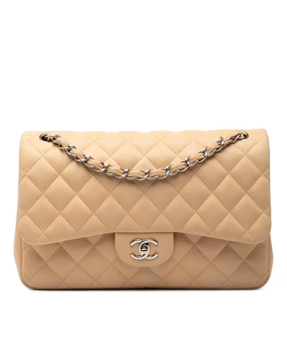 Pre-Loved by Azura Reborn - Pre-Loved Jumbo Classic Lambskin Double Flap