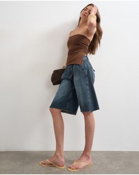 TOPSHOP - Madison Spild Side Bandeau Top