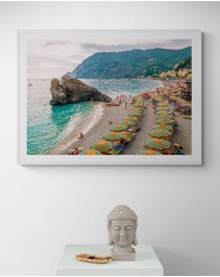 Inka Arthouse - Monterosso Beach Italy Art Print