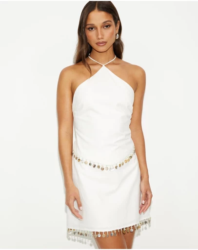 Dazie - Shell Halter Top