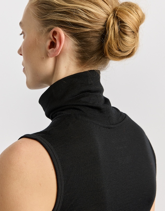 Toorallie - Sleeveless Roll Neck
