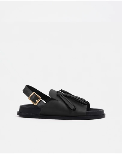 Sol Sana - Ember Footbed Black