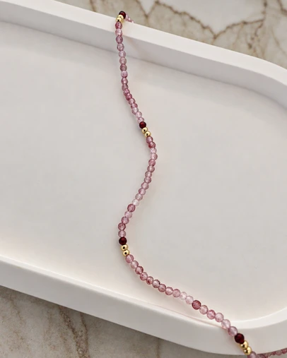 Luna Rae - Gold Vermeil - Amalfi Beaded Necklace