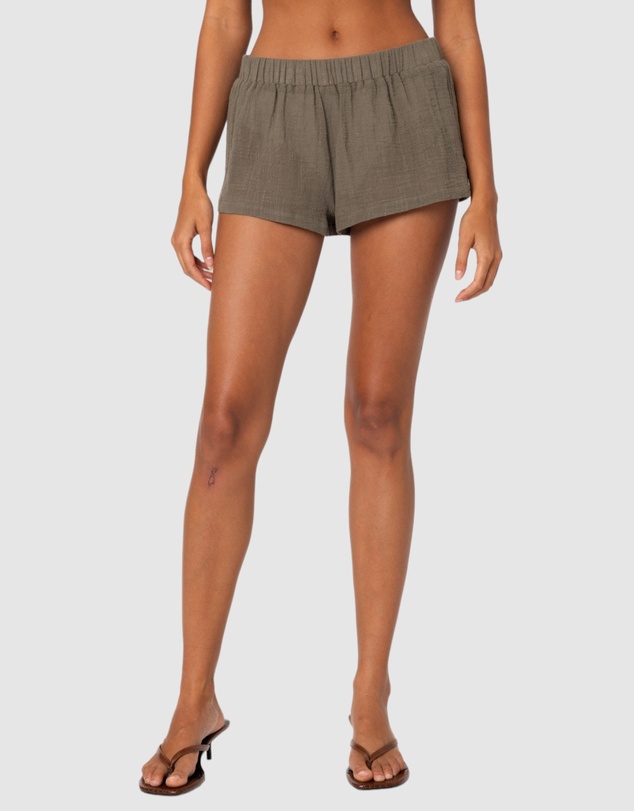EDIKTED - Harleigh Linen Look Shorts