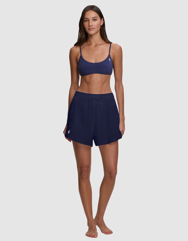 Polo Ralph Lauren - Organic Cotton & Linen High Waist Beach Short
