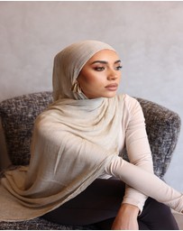 Mod Squad - Textured Hijab- Sand