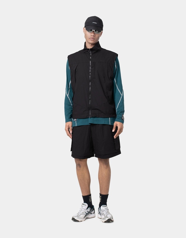 PYRA - HELIX  CARGO SHORT- BLACK