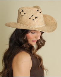 Morgan & Taylor - Morgan Cowboy Fedora in Natural