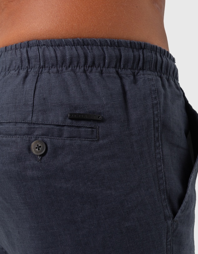 Coast Clothing - Linen Shorts - Charcoal Grey