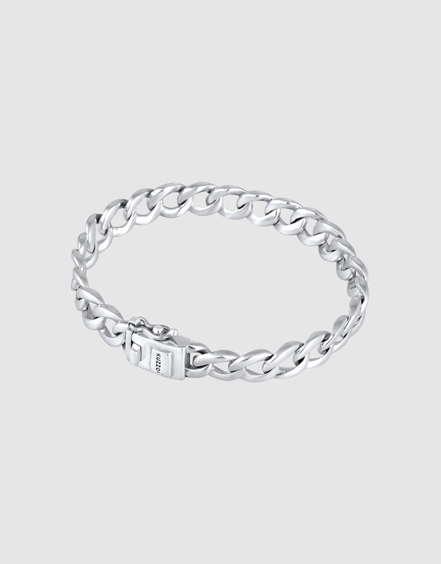 Kuzzoi - ICONIC EXCLUSIVE - Classic Curb Chain Bracelet in 925 Sterling Silver