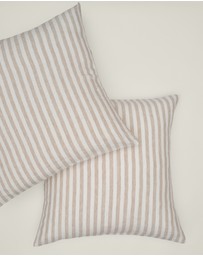 Carlotta + Gee - 100% Linen European Pillowcase Set