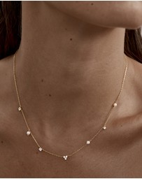 By Charlotte - Moonlit Bloom Pearl Choker