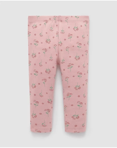 Purebaby - Thick Rib Leggings -Kids-Babies