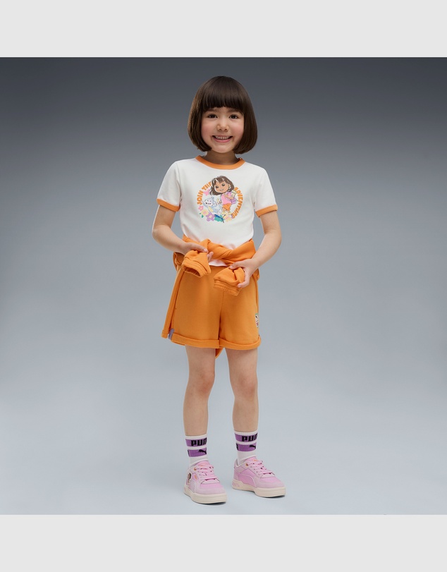 Puma - x DORA THE EXPLORER Slim Ringer Tee - Girls
