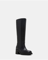 Steve Madden - Momentoo Black Paris Boots