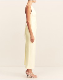 Shona Joy - Otis Draped High Neck Midi Dress
