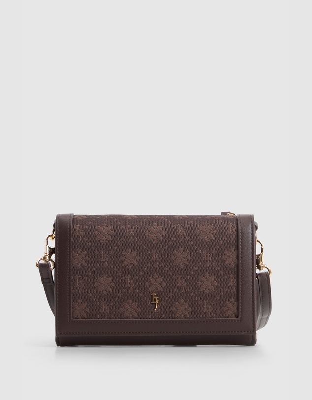 Laura Jones - Jacquard Flap Crossbody Bag
