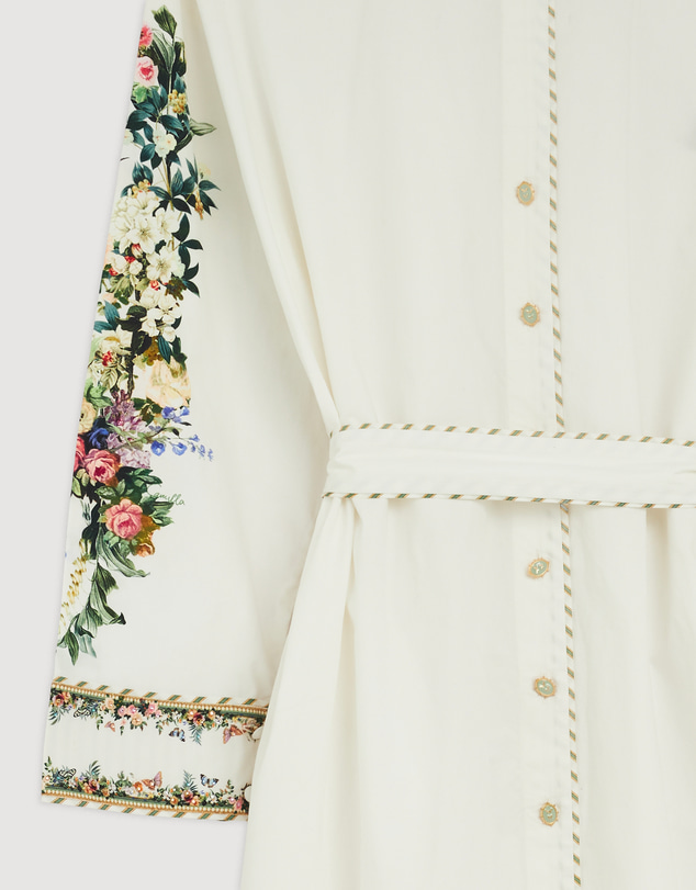 Revibe - Repaired Camilla Shirt Dress With Back Button Detail - AU 12