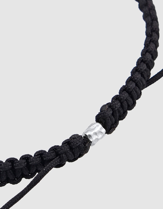 Kuzzoi - ICONIC EXCLUSIVE - Knotted Nylon Bracelet with Evil Eye