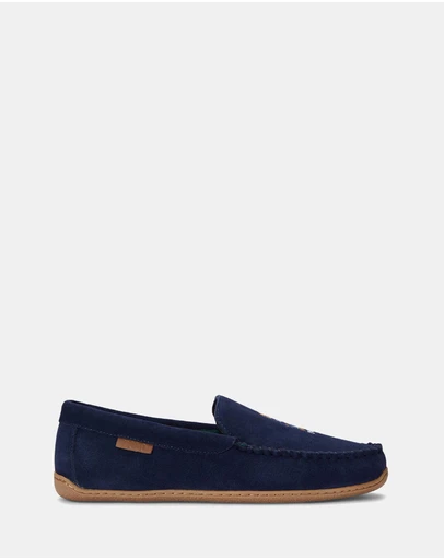 Polo Ralph Lauren - Brenan Polo Bear Suede Slippers