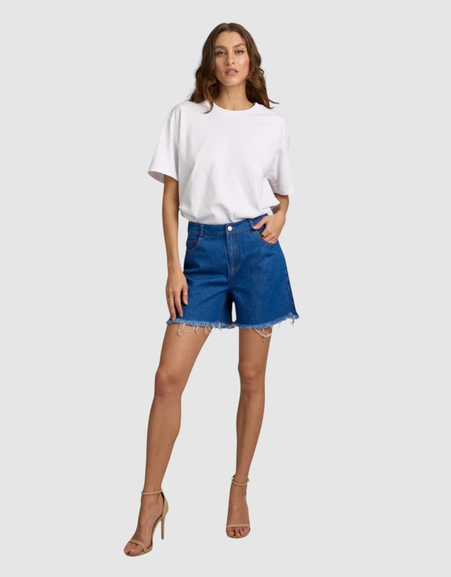 Honey and Beau - Luca Denim Shorts