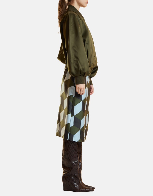 Cynthia Rowley - Satin Bomber Jacket