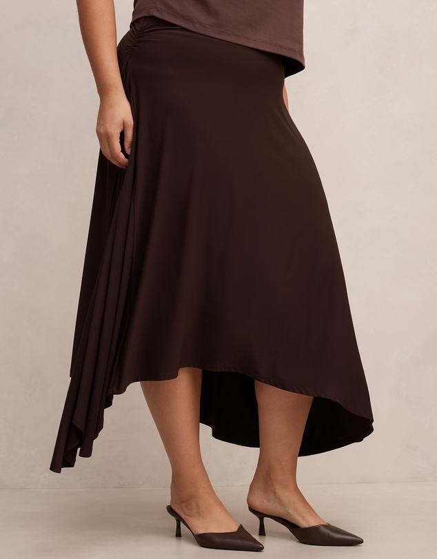 Forever New Curve - Ariel Curve Godet Hanky Hem Skirt