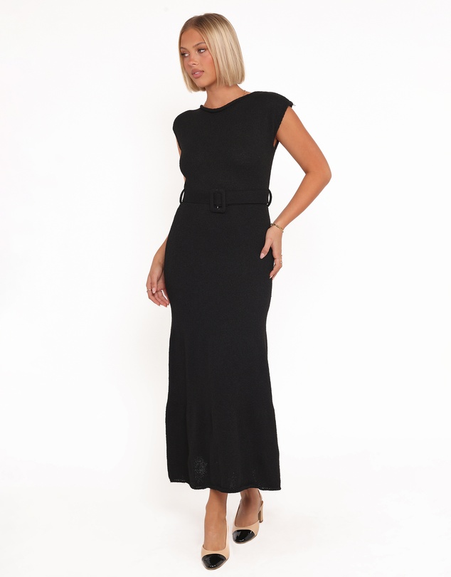 Petal & Pup - Alberta Midi Dress - Black