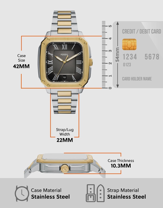 Fossil - Crosby Multicolour Analogue Watch