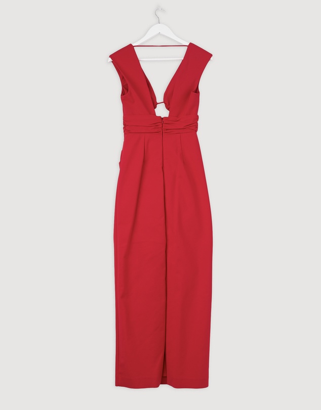 Revibe - Repaired Shona Joy Lani Plunged Cut Out Maxi Dress - ICONIC EXCLUSIVE - AU 6