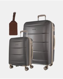 Pierre Cardin - Pierre Cardin Musee Large and Cabin Bundle 2-Piece Set + Luggage Tag