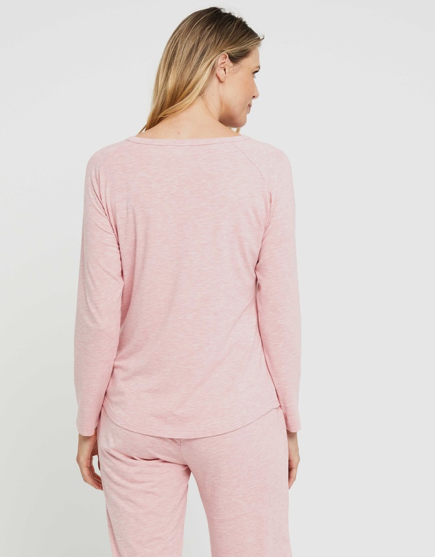 Bamboo Body - Long Sleeve Henley Top
