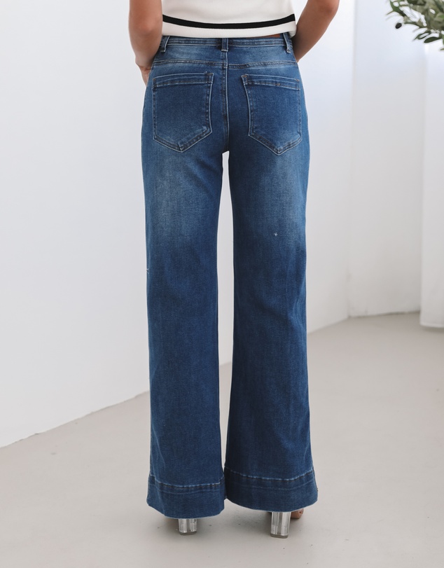 Esther & Co - Yzabel Jeans - Mid Blue