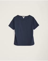 Seasalt - Seasalt Cornwall Navy Bryher View T-Shirt