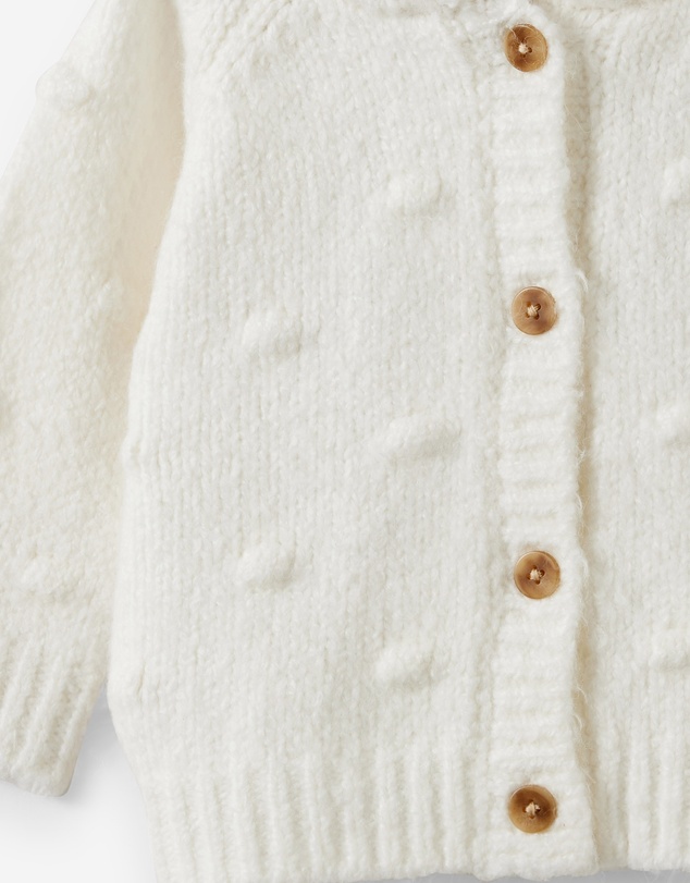 Cotton On Kids - Organic Knit Hooded Cardigan