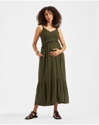 Ripe Maternity - Brandi Shirred Dress